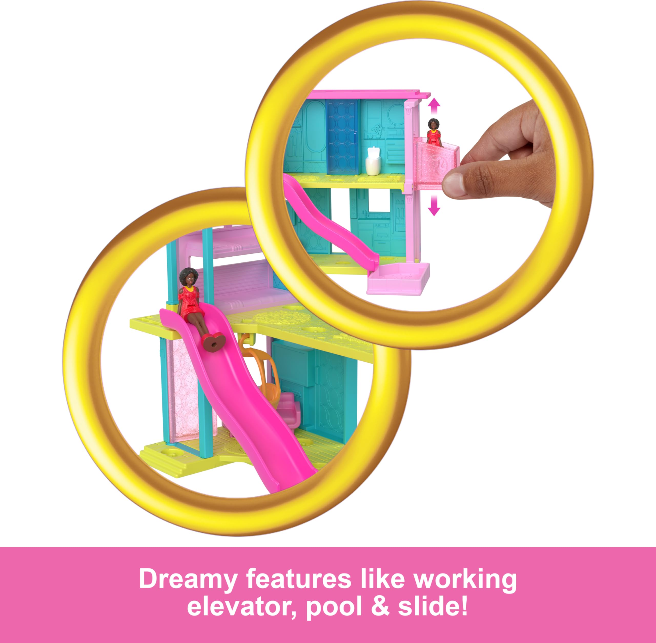Mini BarbieLand Doll House Set with 1.5