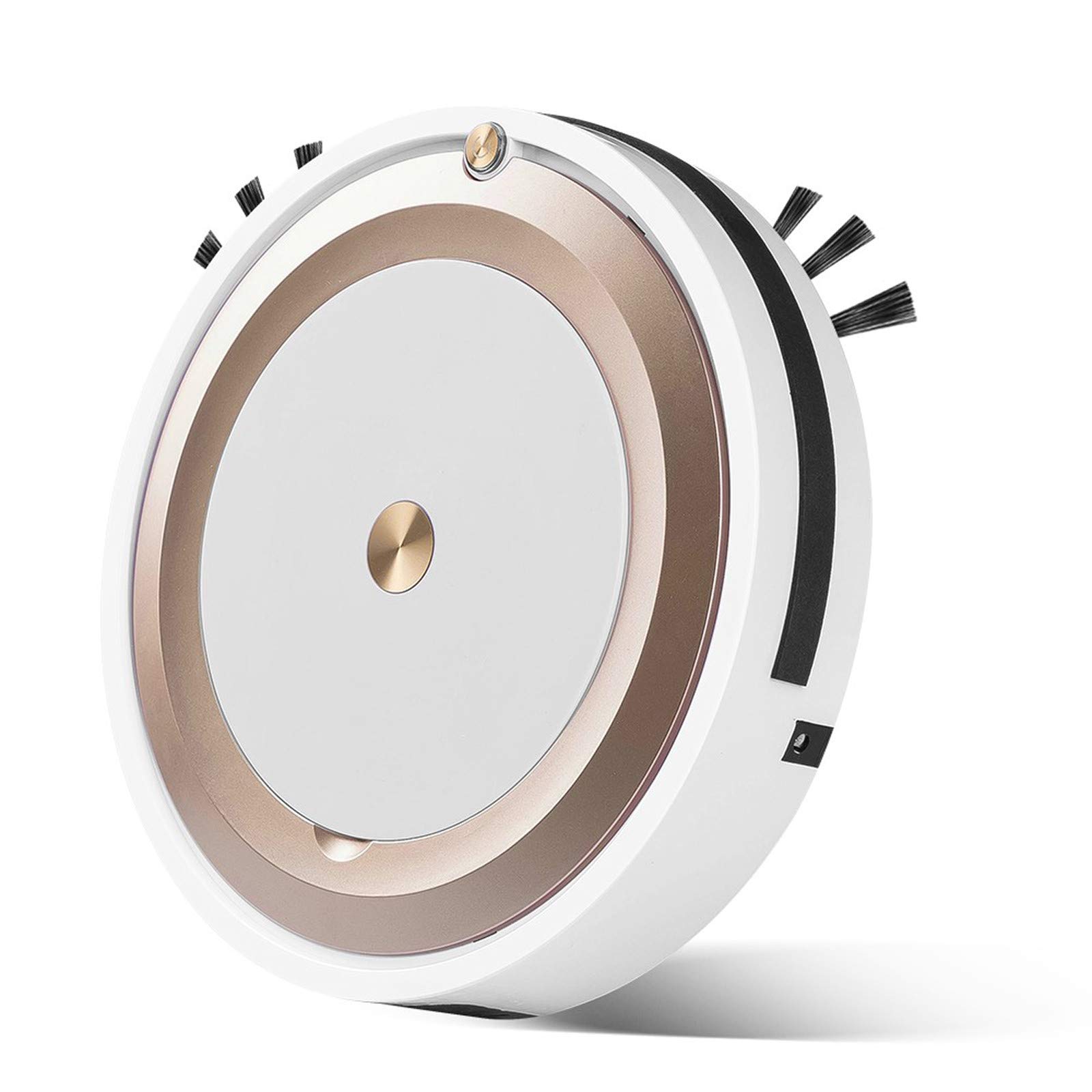 Self-Charging Robot Vacuum Cleaner for Pet Hair - Smart App Controlled Mini Robotic Floor Sweeper | Perfect for Hardwood Floors & Carpets | Ideal for Pet Owners & Busy Homes