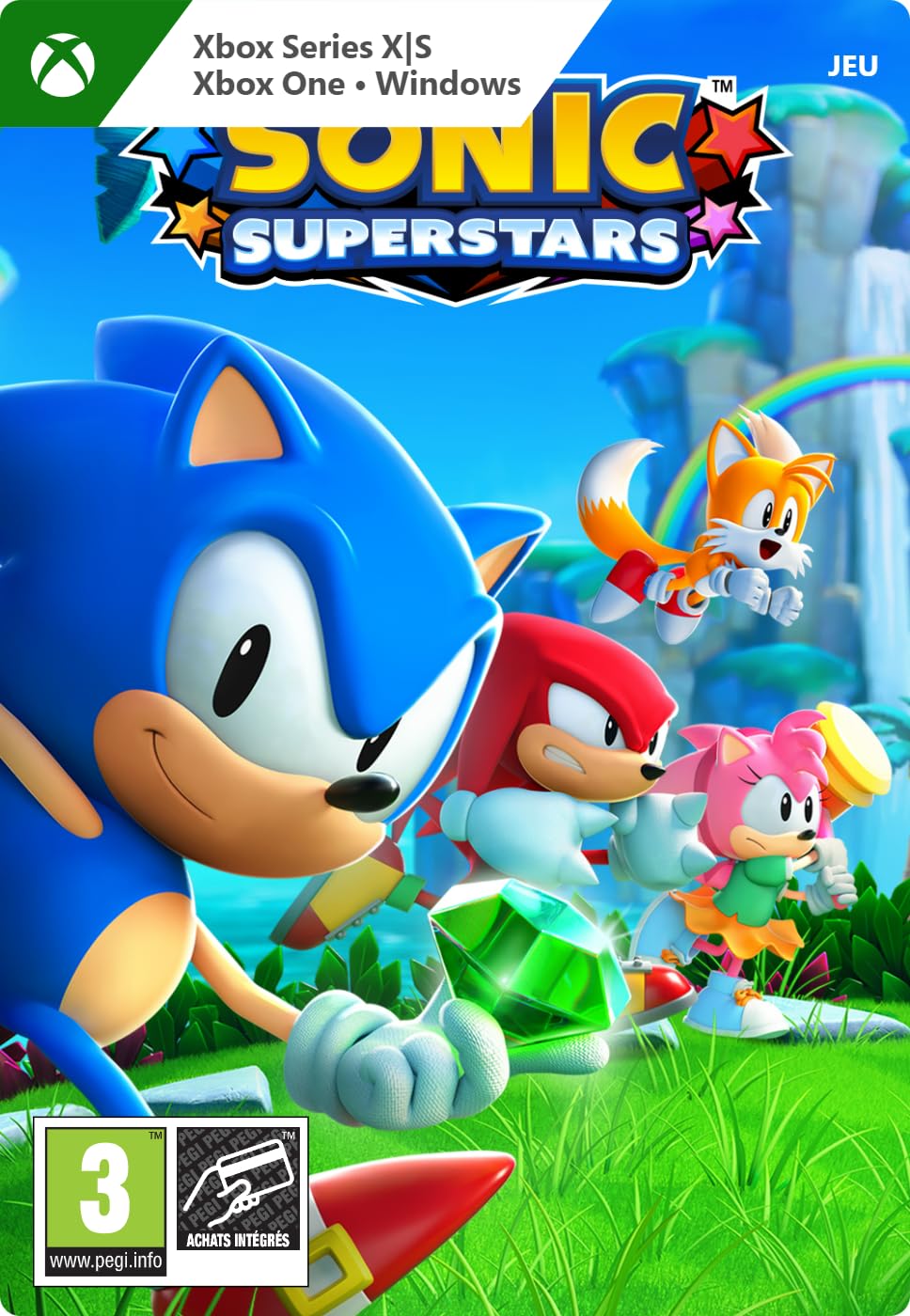 Sonic Superstars Standard Edition - Digital Download Code for Xbox & Windows 10 PC | Fast-Paced Platform Adventure Game for Family Fun & Competitive Play