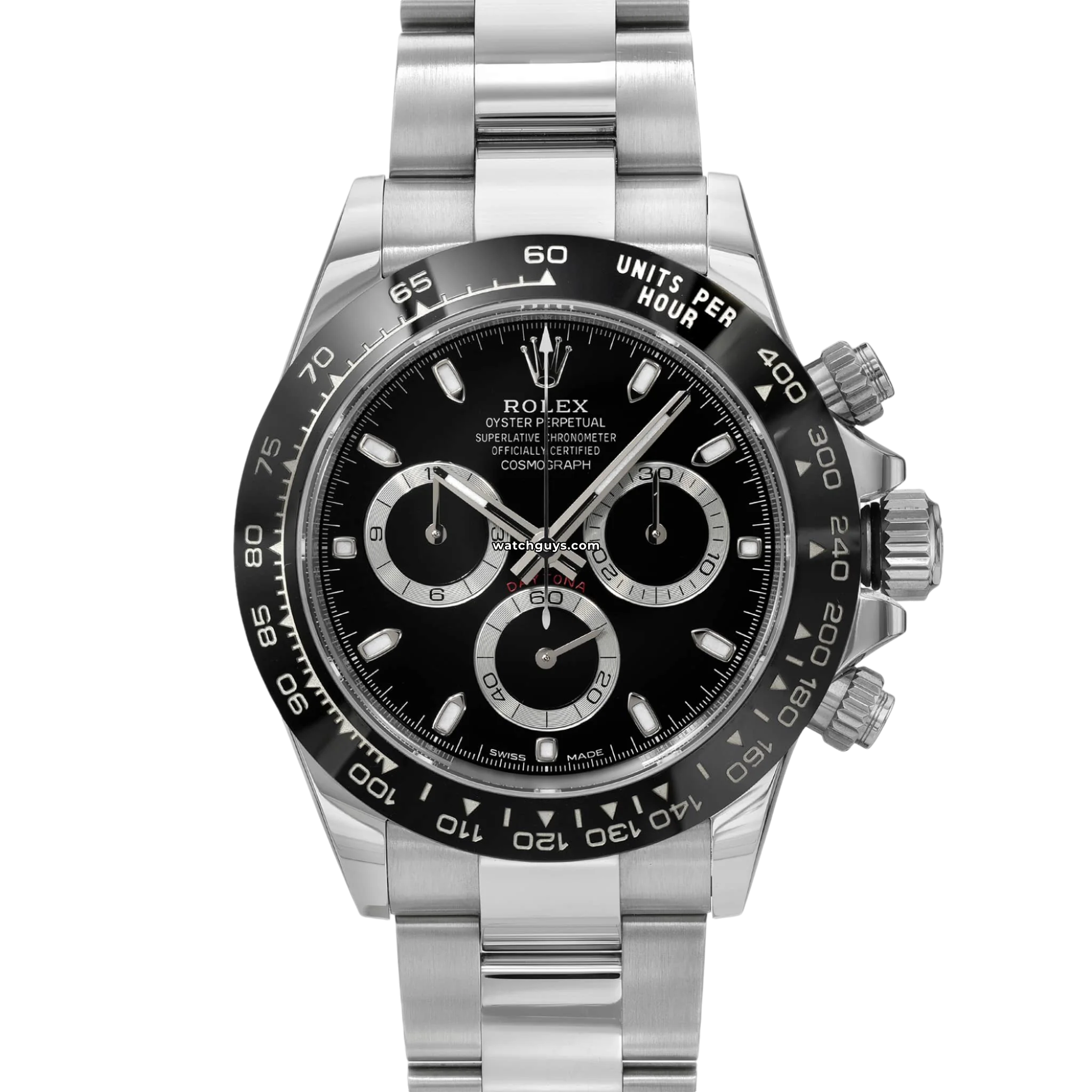 Rolex Daytona 116500LN Black Stainless Steel Men's Watch - Luxury Chronograph Timepiece for Business, Gifting & Special Occasions