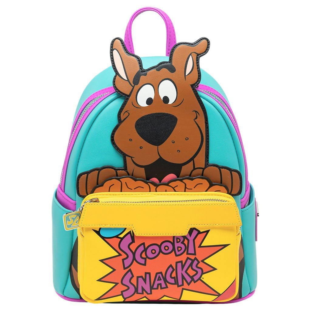Loungefly Warner Brothers Scooby-Doo Scooby Snacks Women's Backpack - Cute Cartoon Themed Bag for College, Travel & Comic Con Accessories