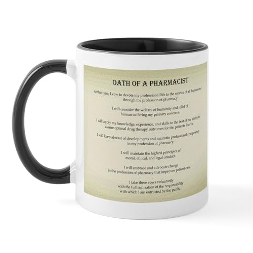 White/Black Inside - Pharmacist Oath Mug