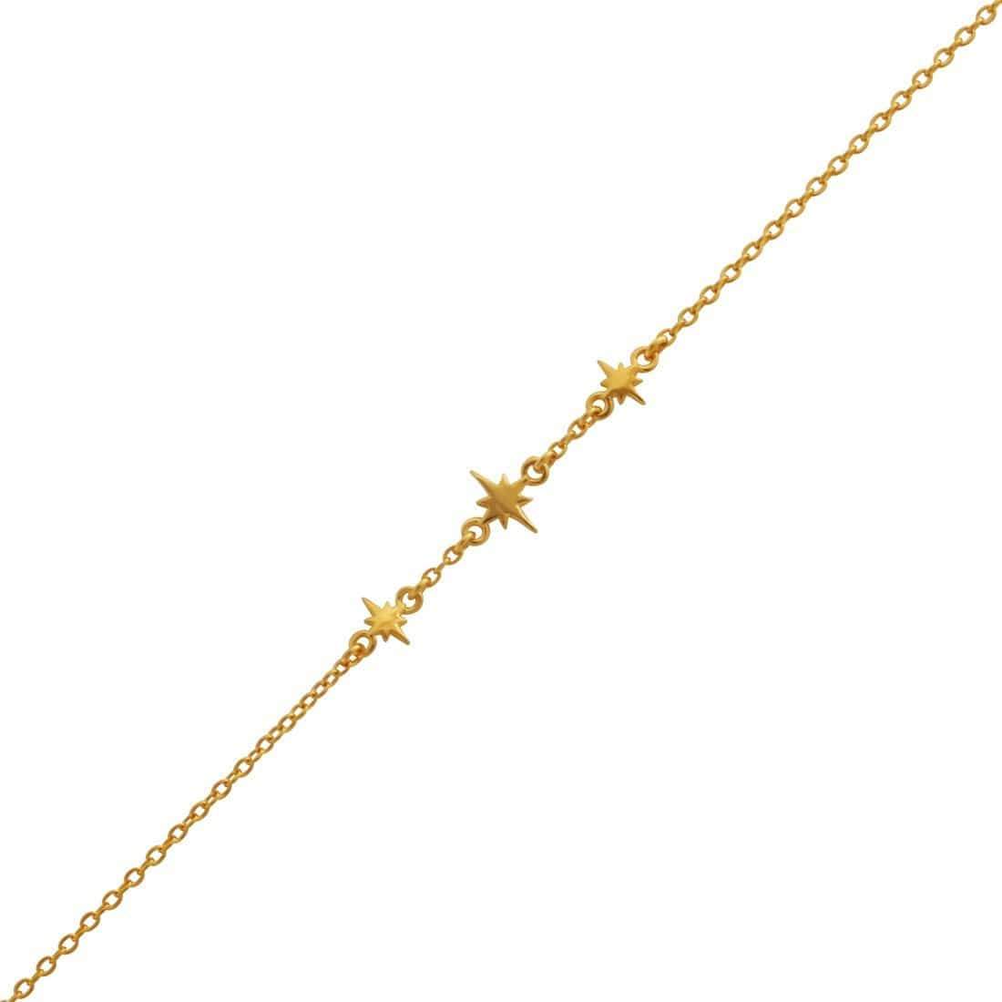 Celestial Star Gold Bracelet for Women - Elegant Zodiac Jewelry Gift for Birthday, Anniversary & Special Occasions