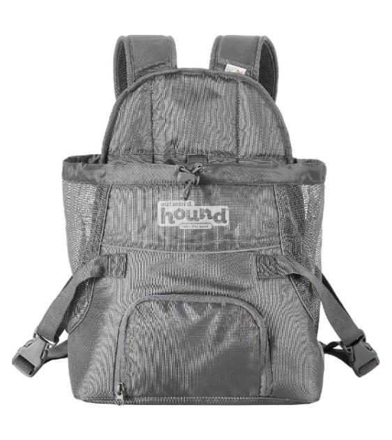 Outward Hound Pooch Pouch Front Dog Carrier - Grey | Hands-Free Pet Carrier for Small Dogs | Perfect for Hiking, Travel & Outdoor Adventures