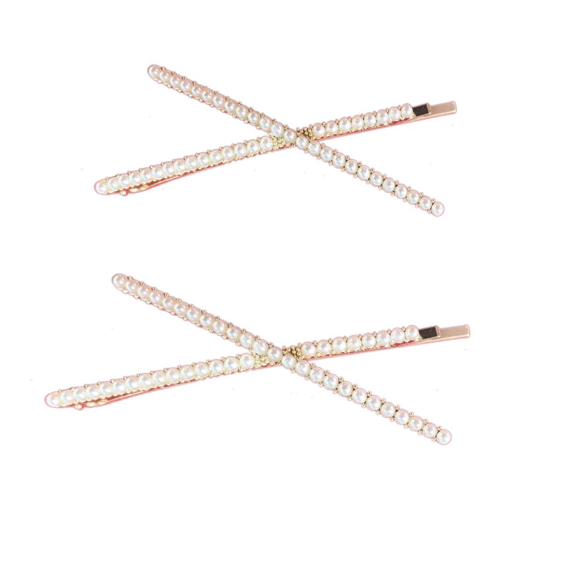 GADINFASHION™ Golden Juda Hair Pins for Women - Crystal Rhinestone Bridal Hair Accessories for Wedding & Special Occasions - Pack of 2 with Pin Holder - Perfect for Brides, Bridesmaids, and Formal Events