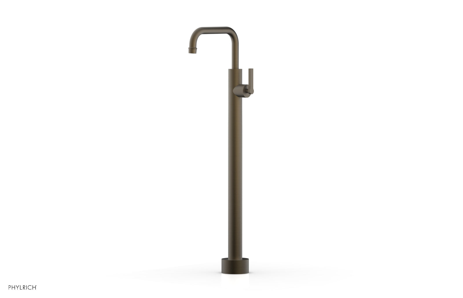 HEX MODERN Tall Floor Mount Tub Filler with Lever Handle 501 55 02 - Premium Bathtub Faucet for Modern Bathroom & Spa Relaxation