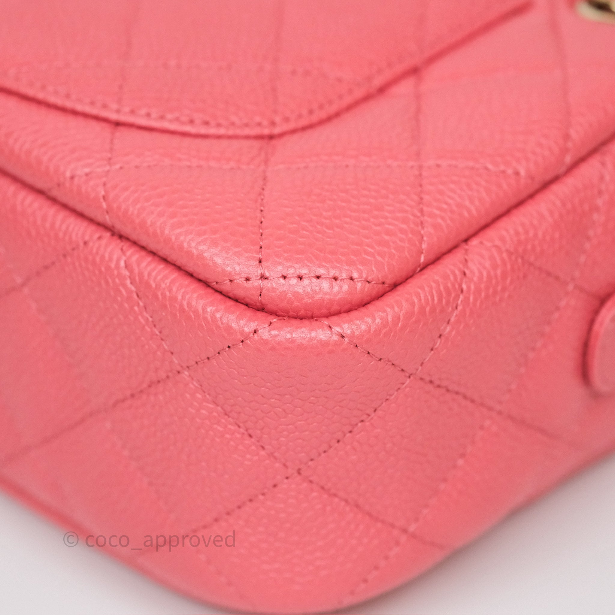 Chanel Quilted Pink Shiny Caviar Camera Bag with Gold Hardware - Luxury Crossbody Bag for Women, Perfect for Date Night & Special Occasions