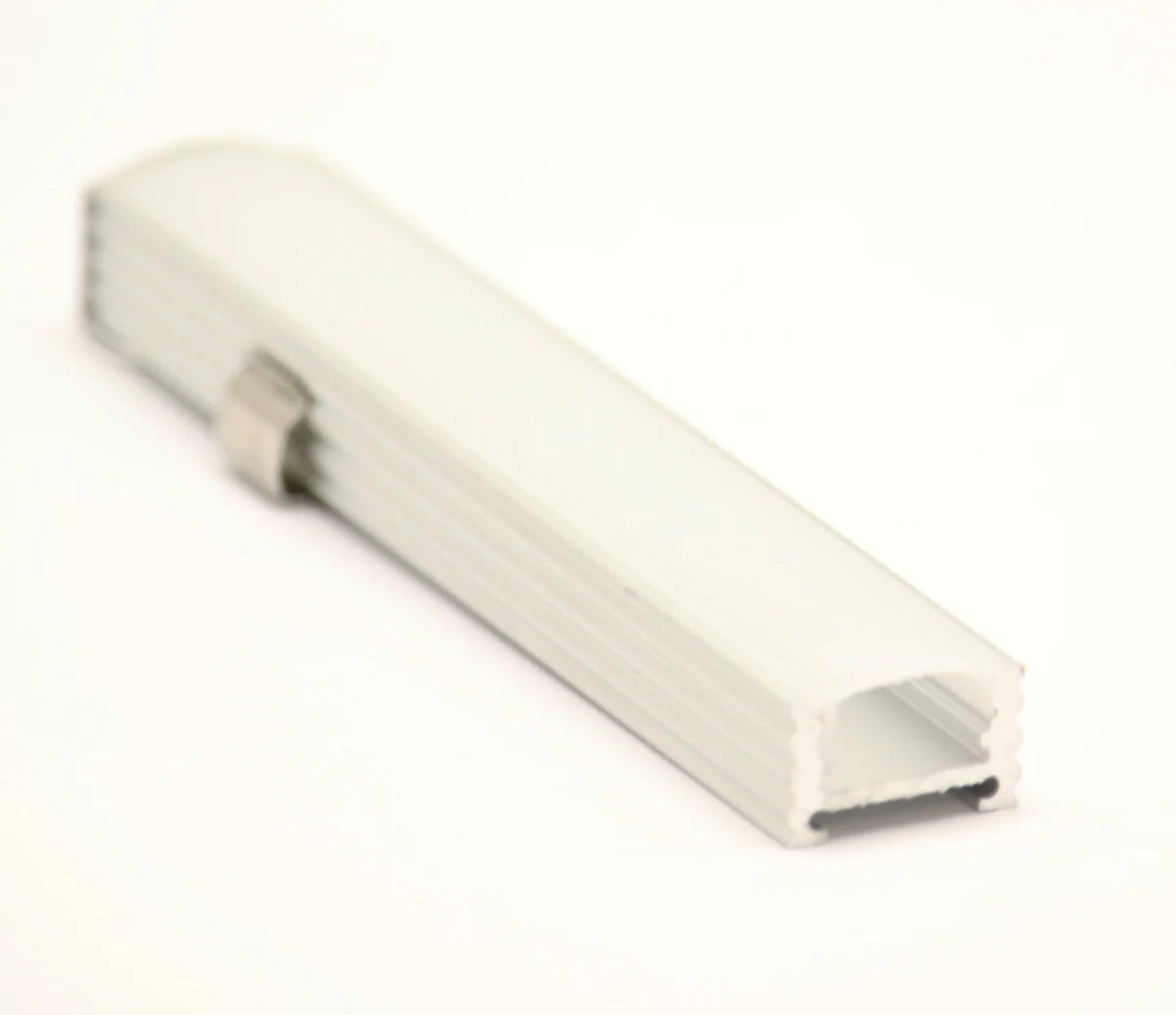 BN250 8 ft Aluminum LED Channel 10 Pack - Surface Mount Rectangular Diffuser for 0.46