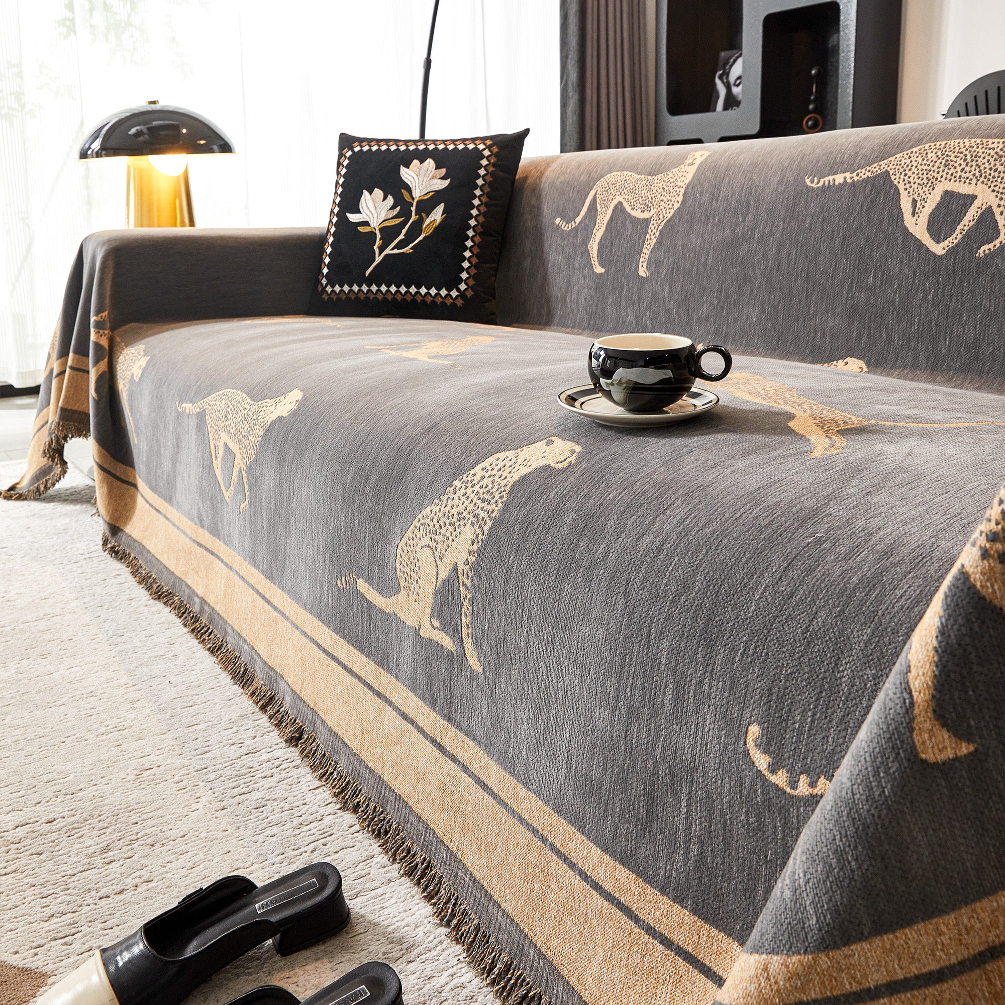 Luxury Anti-Pilling Sofa Cover - Soft & Durable Stretchable Couch Protector for Pets, Kids & Everyday Use - Perfect for Living Room, Family Room & Home Decor