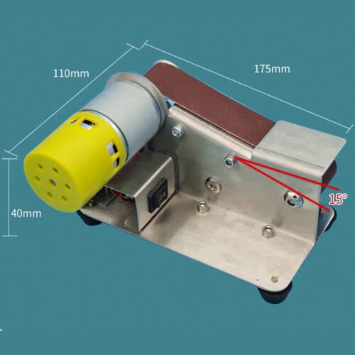 Electric Belt Sander - Professional Polishing & Sharpening Machine with Fixed Angle for Knives, Tools & DIY Projects | Perfect for Woodworking, Metalworking & Home Workshop Use