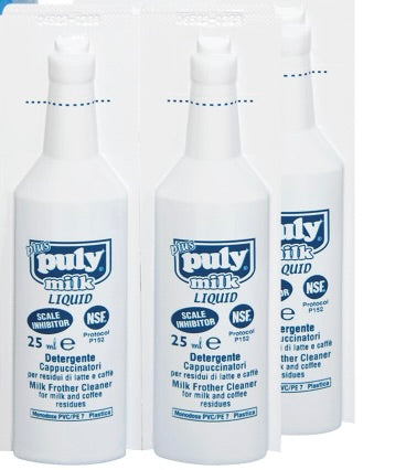 Puly Milk Steam Wand and Milk Frother Cleaner - Single Dose Tablets for Espresso Machines (10 Pack) - Perfect for Baristas, Coffee Shops, and Home Use