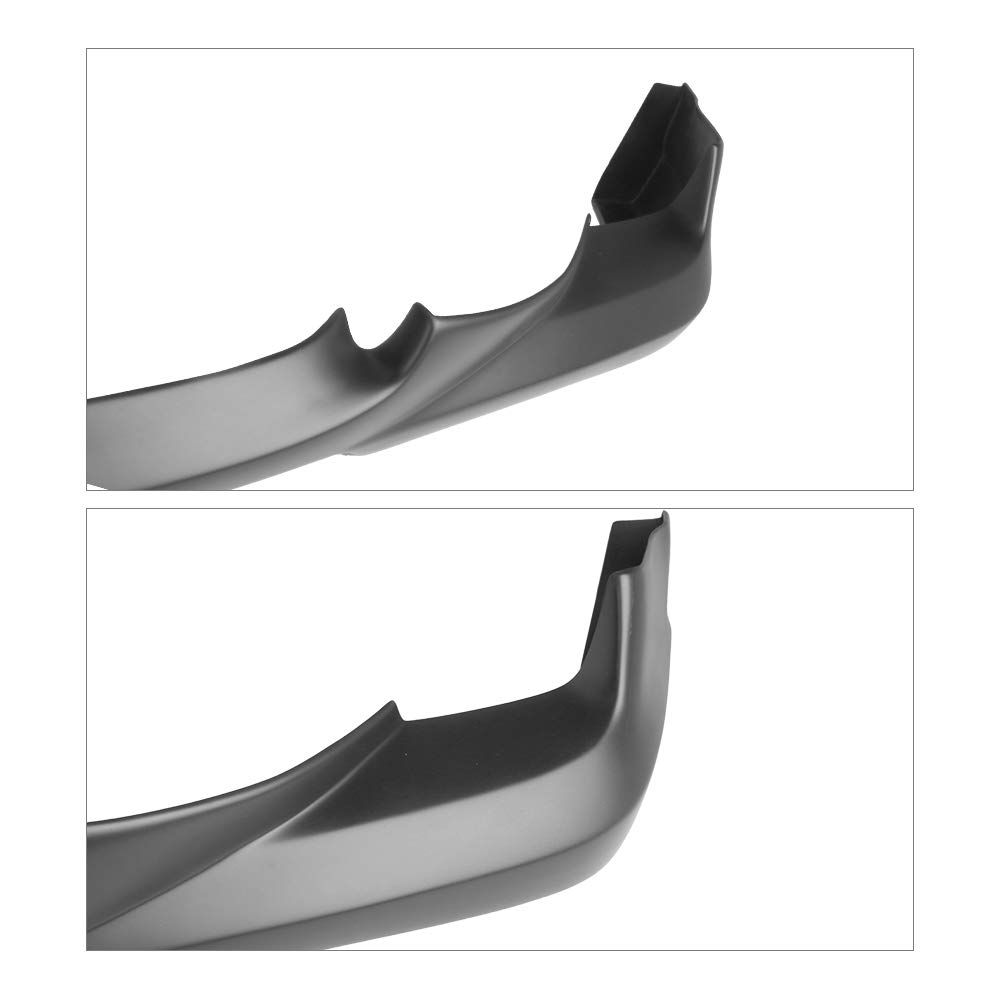IKON MOTORSPORTS S Style Matte Black PP Front Bumper Lip for 2011-2013 Lexus IS250 IS350 - Aggressive Chin Spoiler Body Kit for Enhanced Style & Downforce (Perfect for Car Shows & Street Performance)