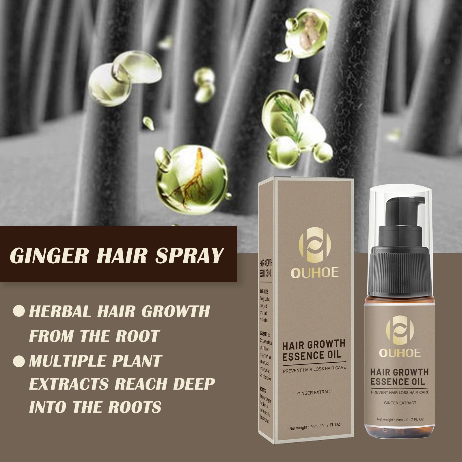 Anti-Drop Hair Care Spray - Prevent Hair Loss & Strengthen Hair - Perfect for Daily Use & Styling