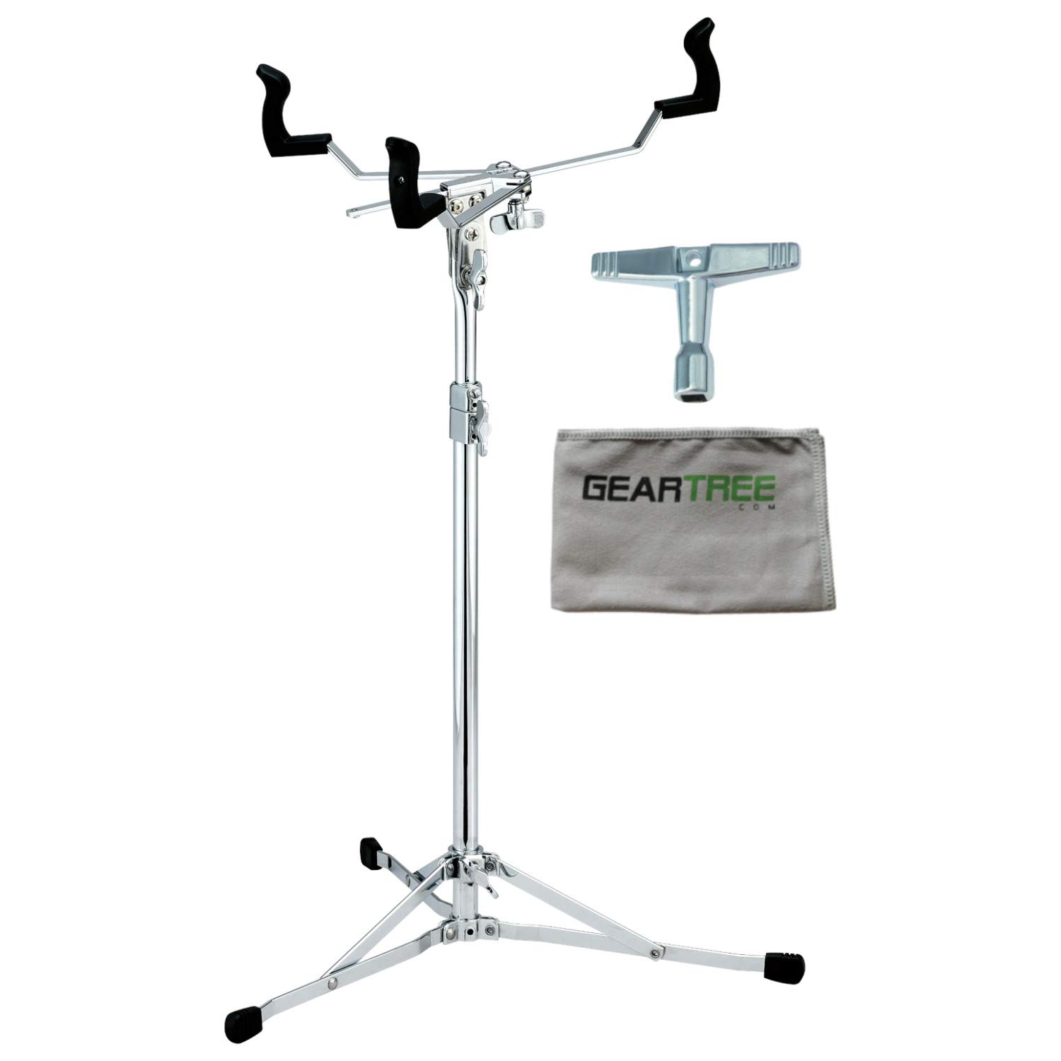 Tama HTS58F Flat Base Single Tom Stand with Cloth and Drum Key - Heavy Duty Drum Hardware for Professional Drummers | Perfect for Live Performances, Studio Recording & Practice Sessions