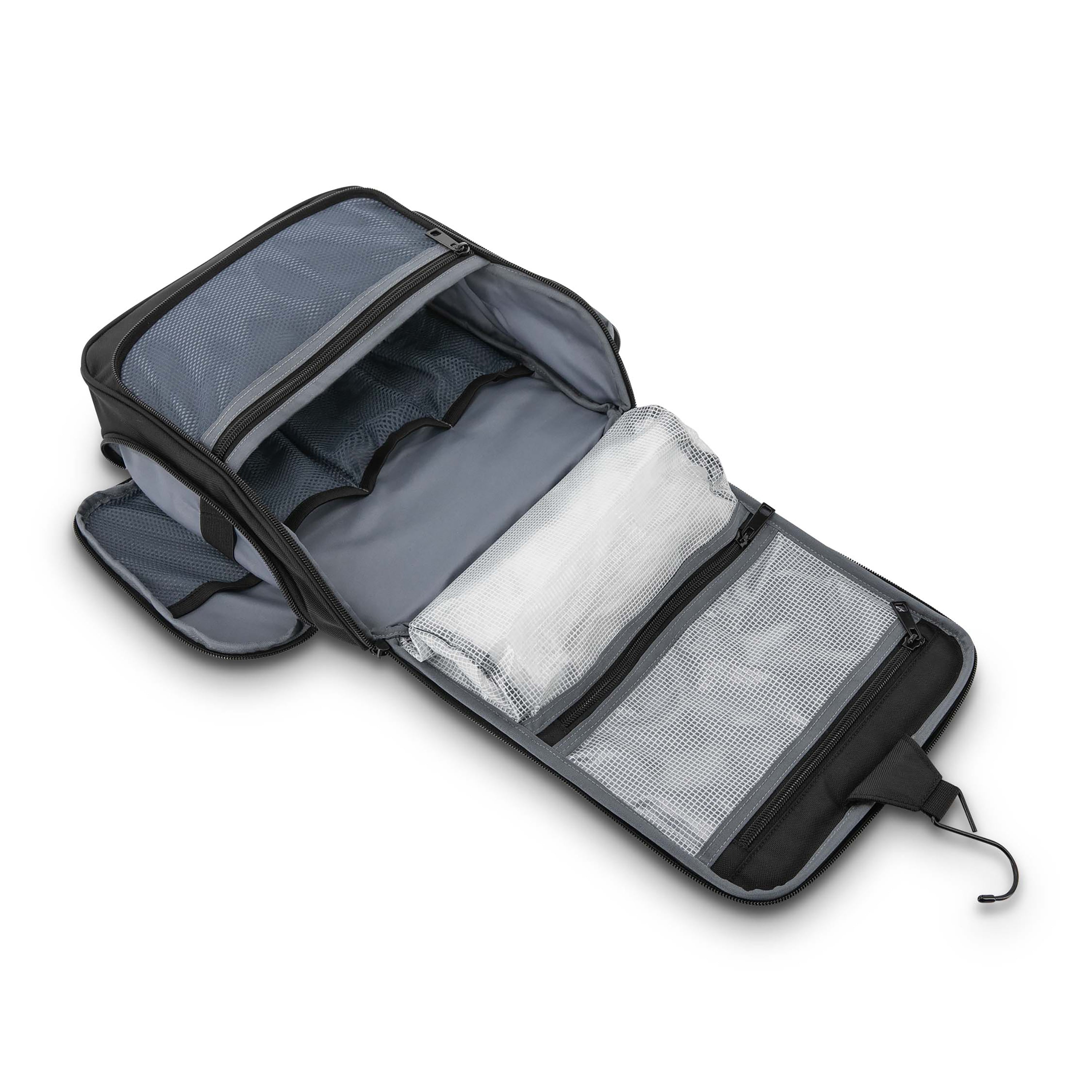 Samsonite Companion Hanging Travel Toiletry Bag – Water-Resistant & Lightweight for Men & Women – Perfect for Airplane, Gym, and Business Trips