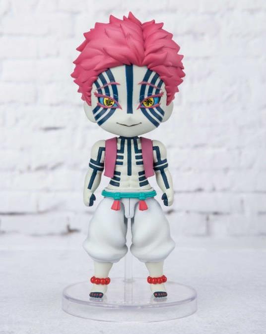 Bandai Figuarts Mini Demon Slayer Akaza Action Figure - Anime Collectible for Fans, Perfect for Display & Cosplay Scenes