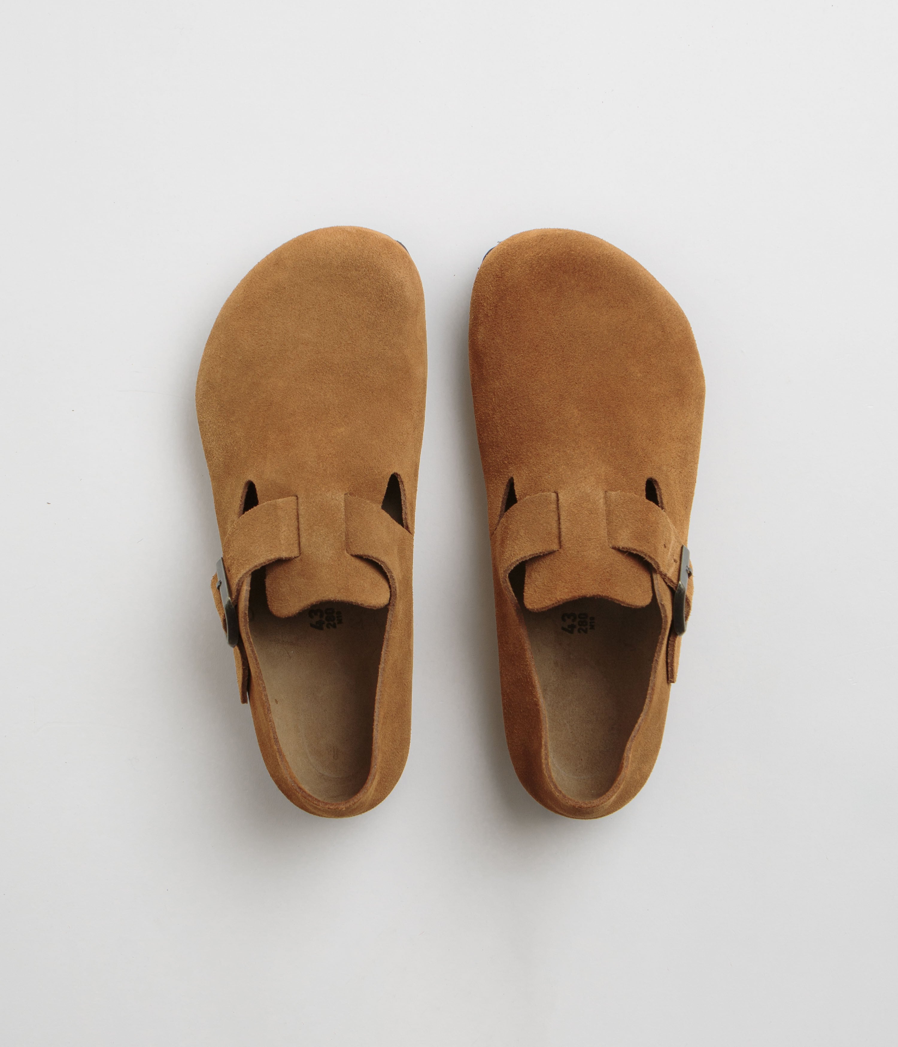 Birkenstock London Shoes for Men & Women - Comfortable Mink Suede Sandals | Perfect for Casual Wear, Walking & Travel