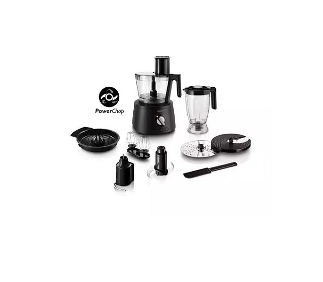 Philips 7000 Series 3.4L 1300W Food Processor - Powerful Blender for Chopping, Mixing & Pureeing - Perfect for Meal Prep, Smoothies & Baking