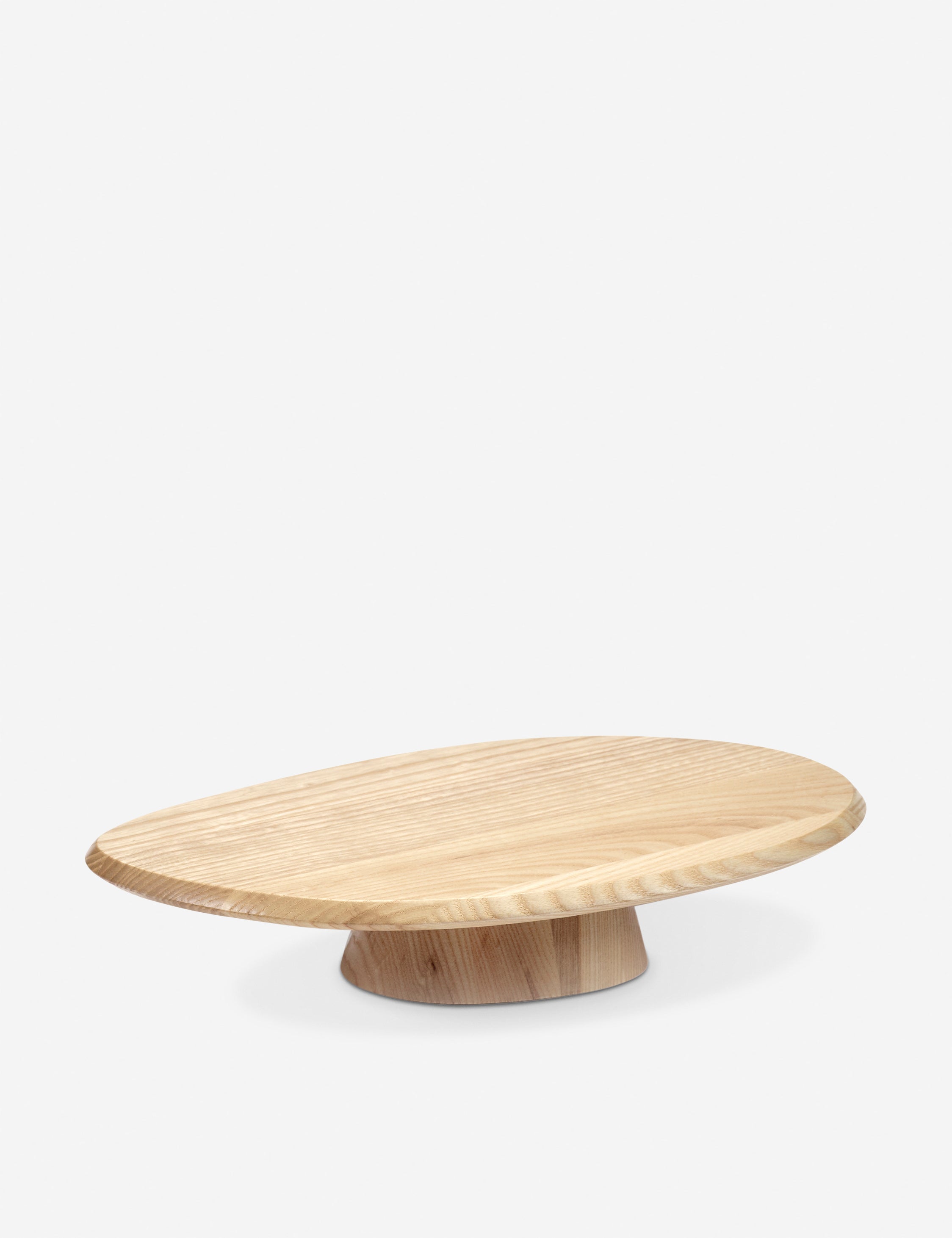Kelly Wearstler x Serax Dune Ash Wood Cake Stand - Elegant Dessert Display for Weddings, Parties & Home Decor