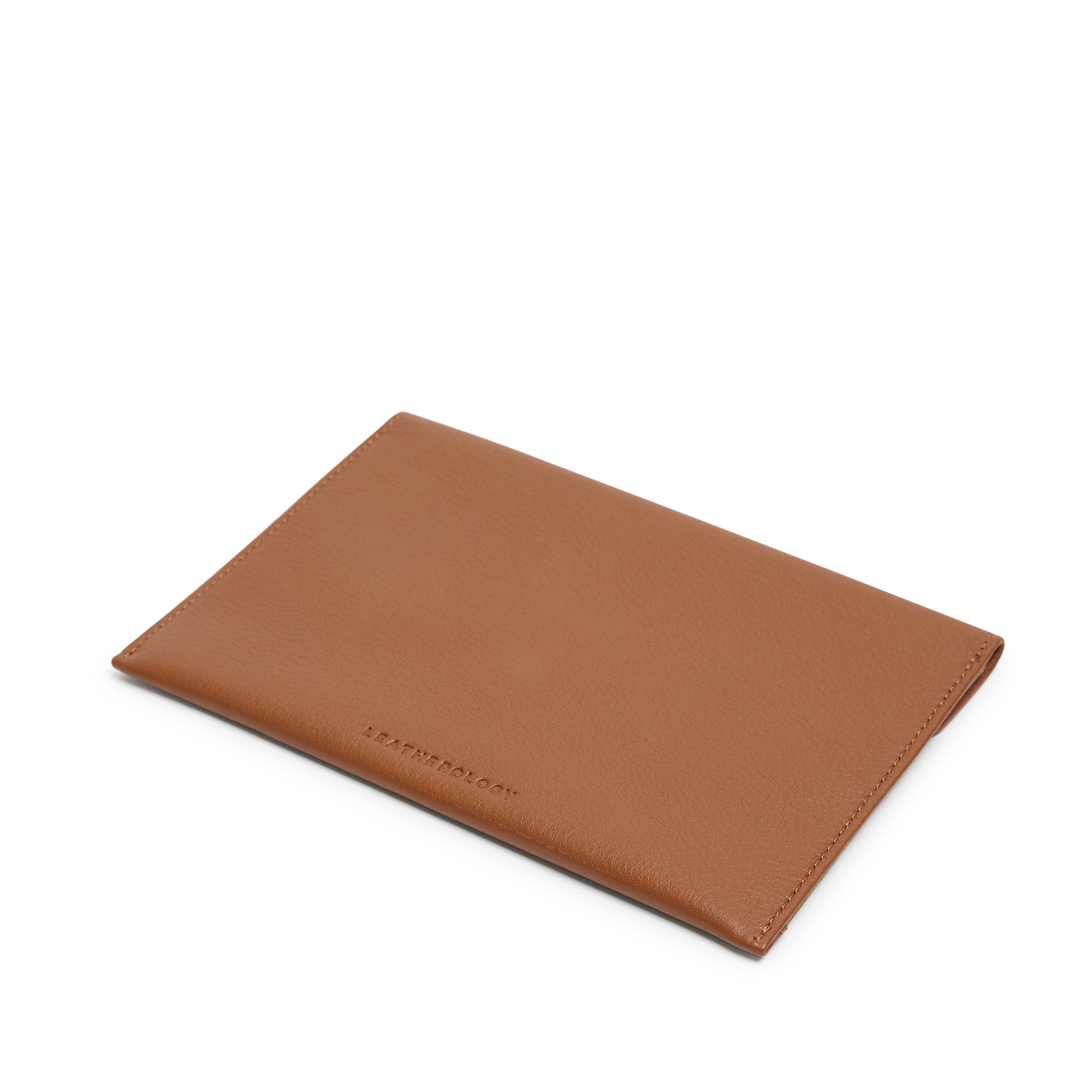 Premium A6 Envelope Pouch in Cognac - Elegant Leather Document Holder for Business, Invitations & Wedding Stationery - Perfect for Mailing, Organizing & Gifting