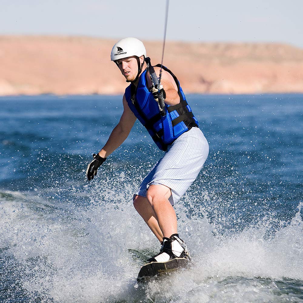 Obcursco Premium Wakeboard Rope with Comfortable EVA Handle - Durable Water Sports Tow Line for Wakeboarding, Water Skiing & Kneeboarding - Perfect for Lake, Ocean & Boat Activities