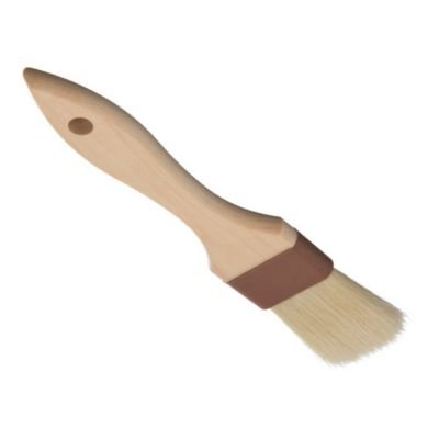 SPARTA 1.5 Inch Natural Boar Bristle Pastry Brush - Professional Baking & Cooking Basting Tool for Cakes, Bread, BBQ, Meat Glazing - Ideal for Home Kitchen & Bakery Use