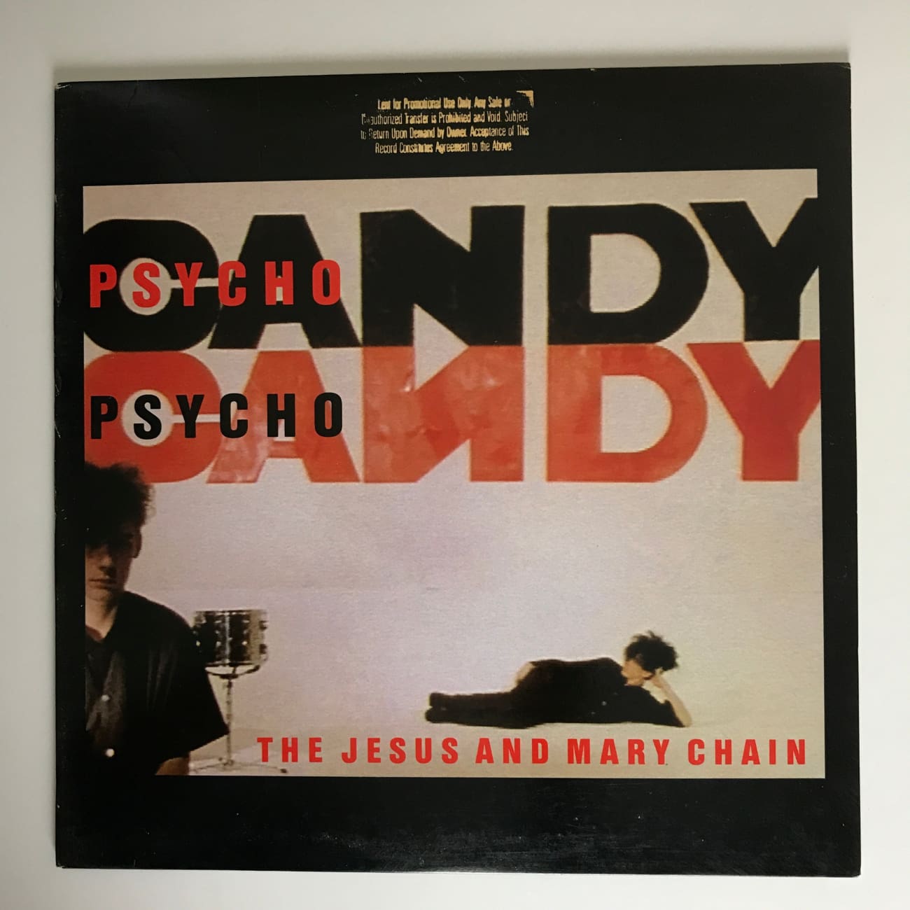 The Jesus and Mary Chain - Psycho Candy (1985 Original Vinyl LP) | Limited Edition Promo 9 25383 1 | Perfect for Vinyl Collectors & Alternative Rock Fans