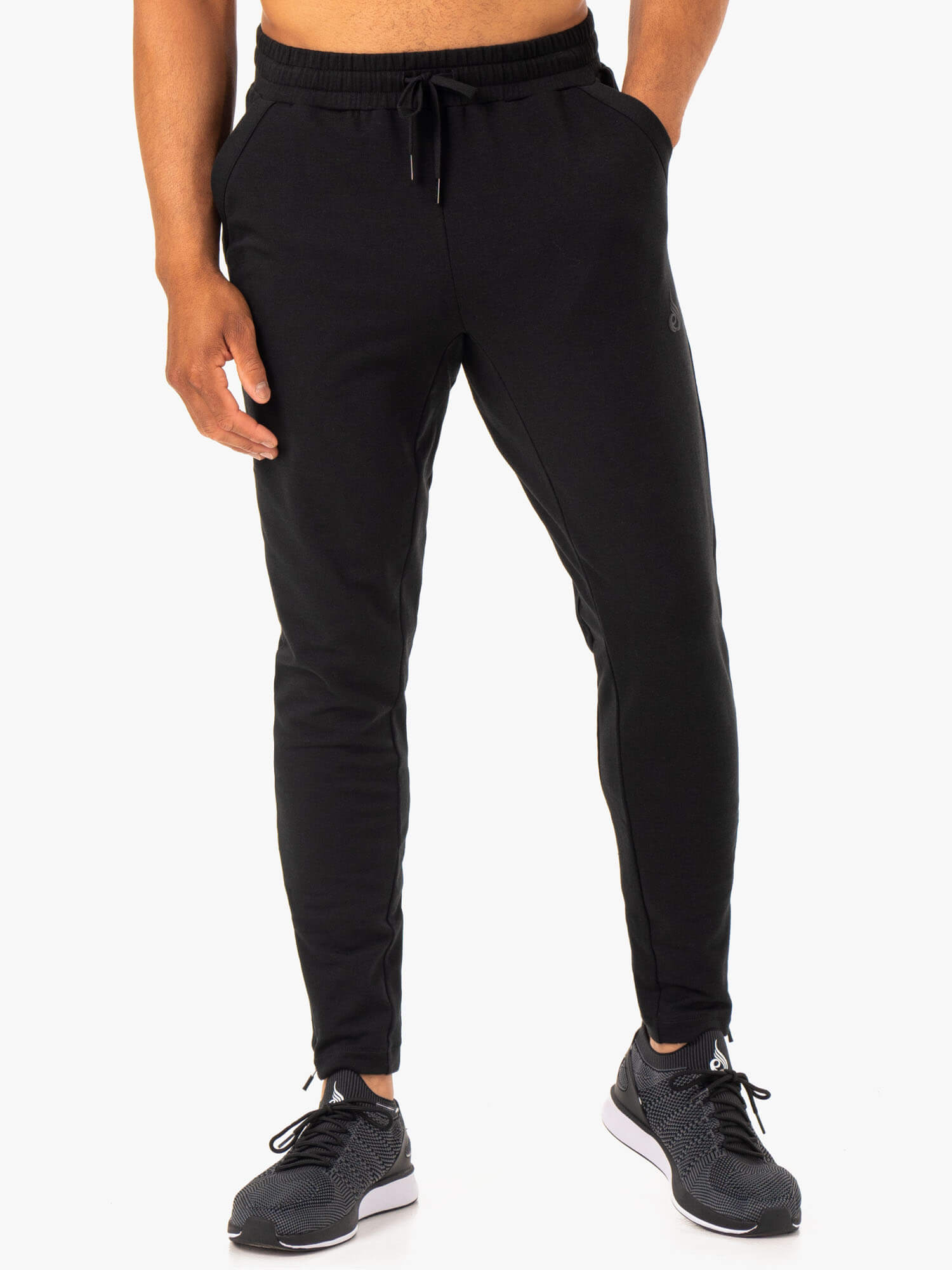 Optimal Gym Track Pants for Men & Women - Black Workout Joggers for Running, Yoga & Training - Comfortable Athletic Pants for Gym & Casual Wear
