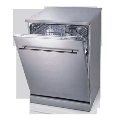 Compact Countertop Dishwasher - Stainless Steel Portable Mini Dishwasher for Small Spaces, Glass & Fruit Washing - Black/White - Perfect for Apartments, RVs, Dorms & Kitchenettes