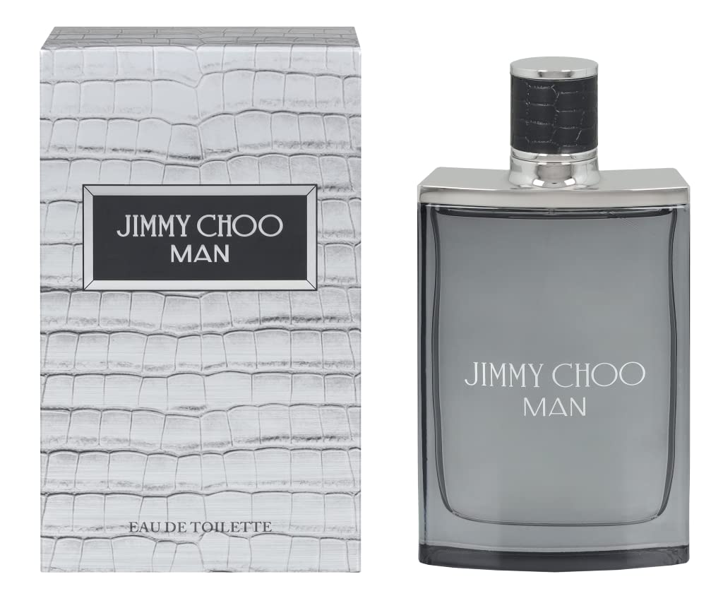 Jimmy Choo Man Eau de Toilette for Men - Long Lasting Cologne with Lavender, Pineapple Leaf & Patchouli Notes - Sweet Musky Fragrance - Perfect for Date Night, Office & Special Occasions