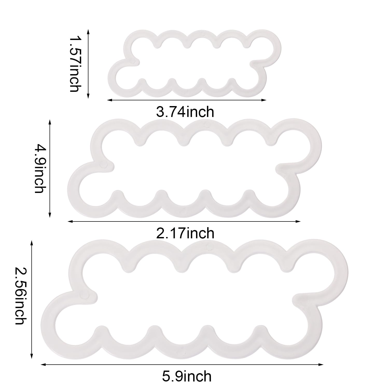 Penta Angel Cake Decorating Gumpaste Flowers - Sugar Craft Rose Mold Set (3pcs White) for Fondant, Gum Paste & Chocolate - Perfect for Wedding Cakes, Birthday Parties & DIY Baking Decorations