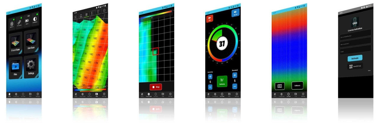 Conrad GR 3 Deep Seeking Metal Detector with 3D Ground Scanner - Compatible with Android & iOS App - Single Sensor Technology for Treasure Hunting, Gold Prospecting & Archaeological Exploration