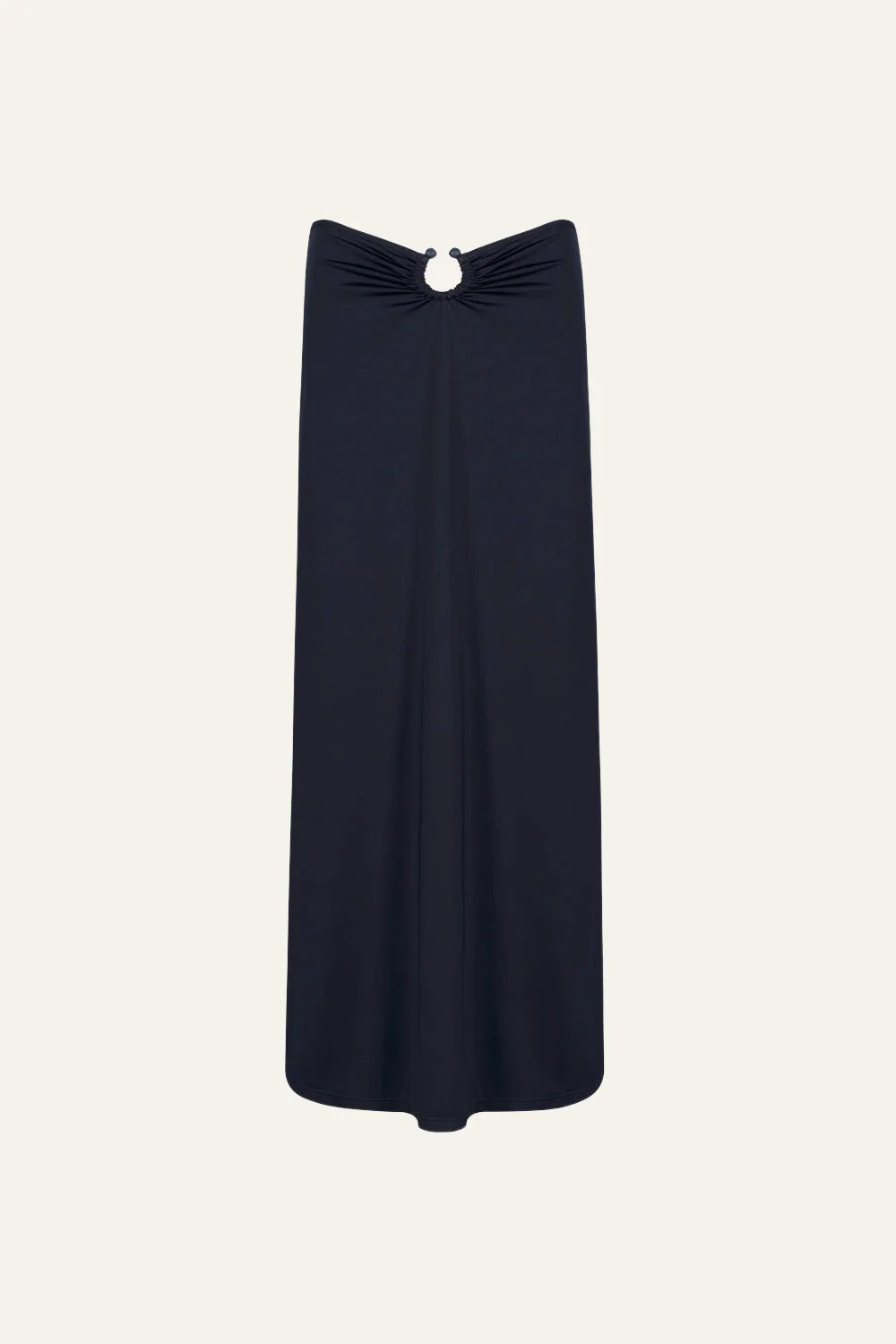 Humisha Women's Navy Blue Skirt - A-Line Flowy Midi Skirt for Casual & Office Wear | Perfect for Summer Outfits & Work Attire