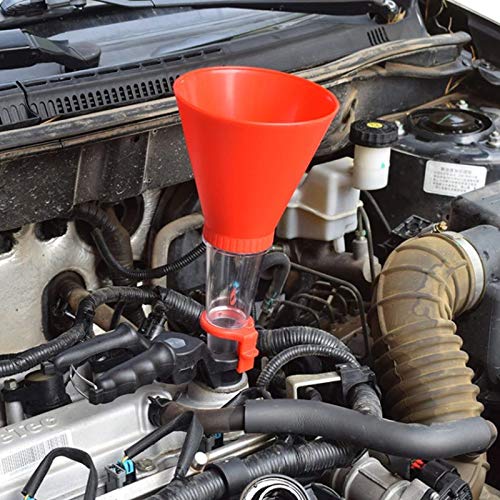 Adjustable Engine Oil Filling Funnel Tool for Cars & Motorcycles - Quick Gasoline & Oil Refueling Kit with Spout (Set A) - Perfect for DIY Oil Changes, Garage Maintenance & Emergency Fuel Refills
