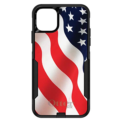 Red White Blue United States Flag USA On Black Case