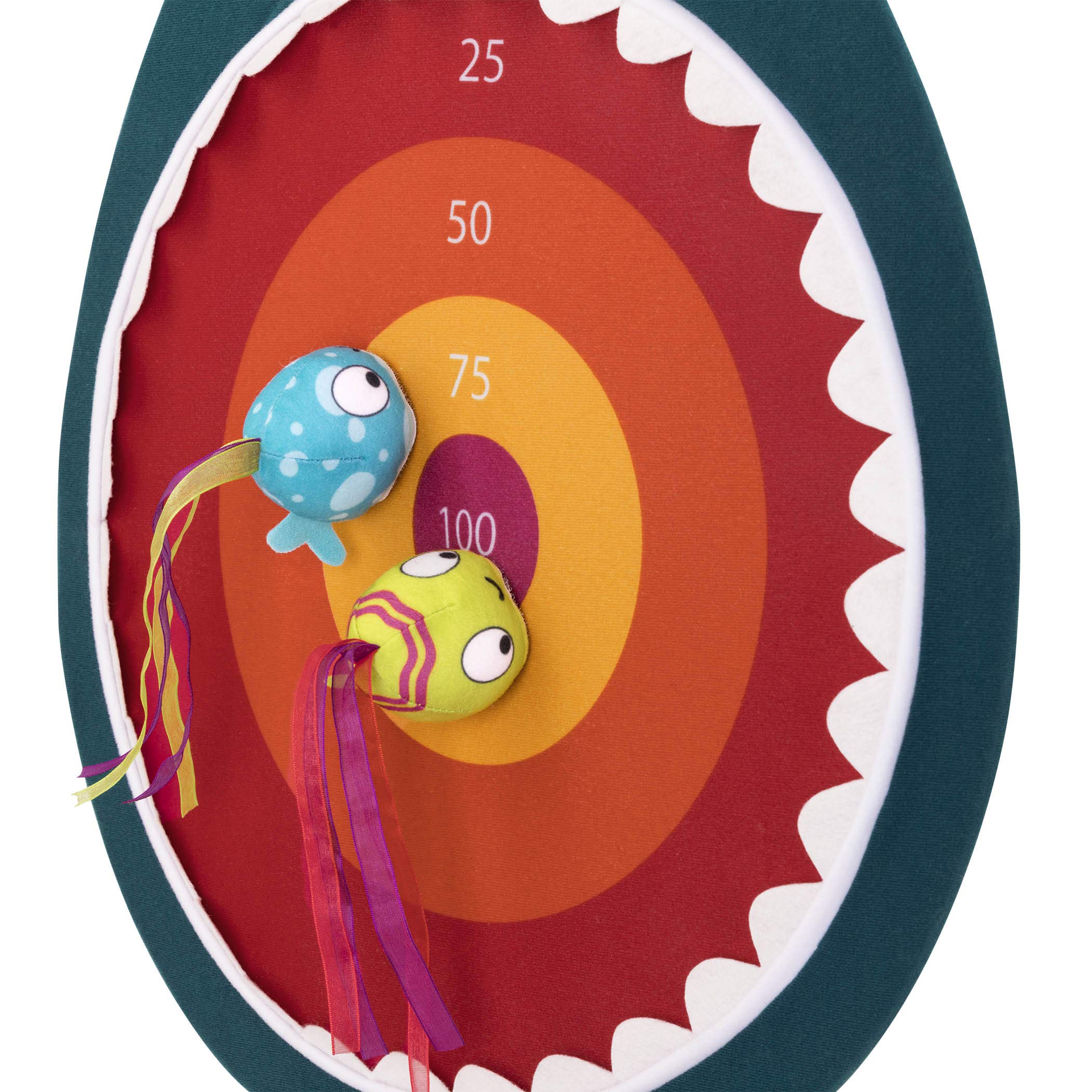 B. Toys Hungry Toss Shark Game - Soft Dart Board Set with 4 Safe Foam Darts for Kids Ages 3+ | Indoor & Outdoor Play, Birthday Gifts, Party Games, Preschool Learning Activity