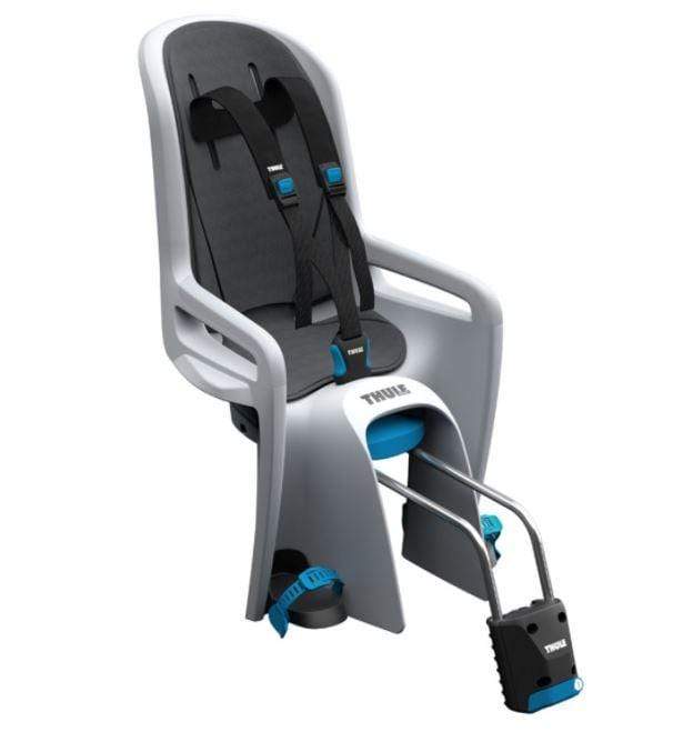 Thule Ridealong Bike Seat for Kids - Light Gray | Comfortable & Safe Child Bike Seat for Outdoor Adventures & Family Cycling