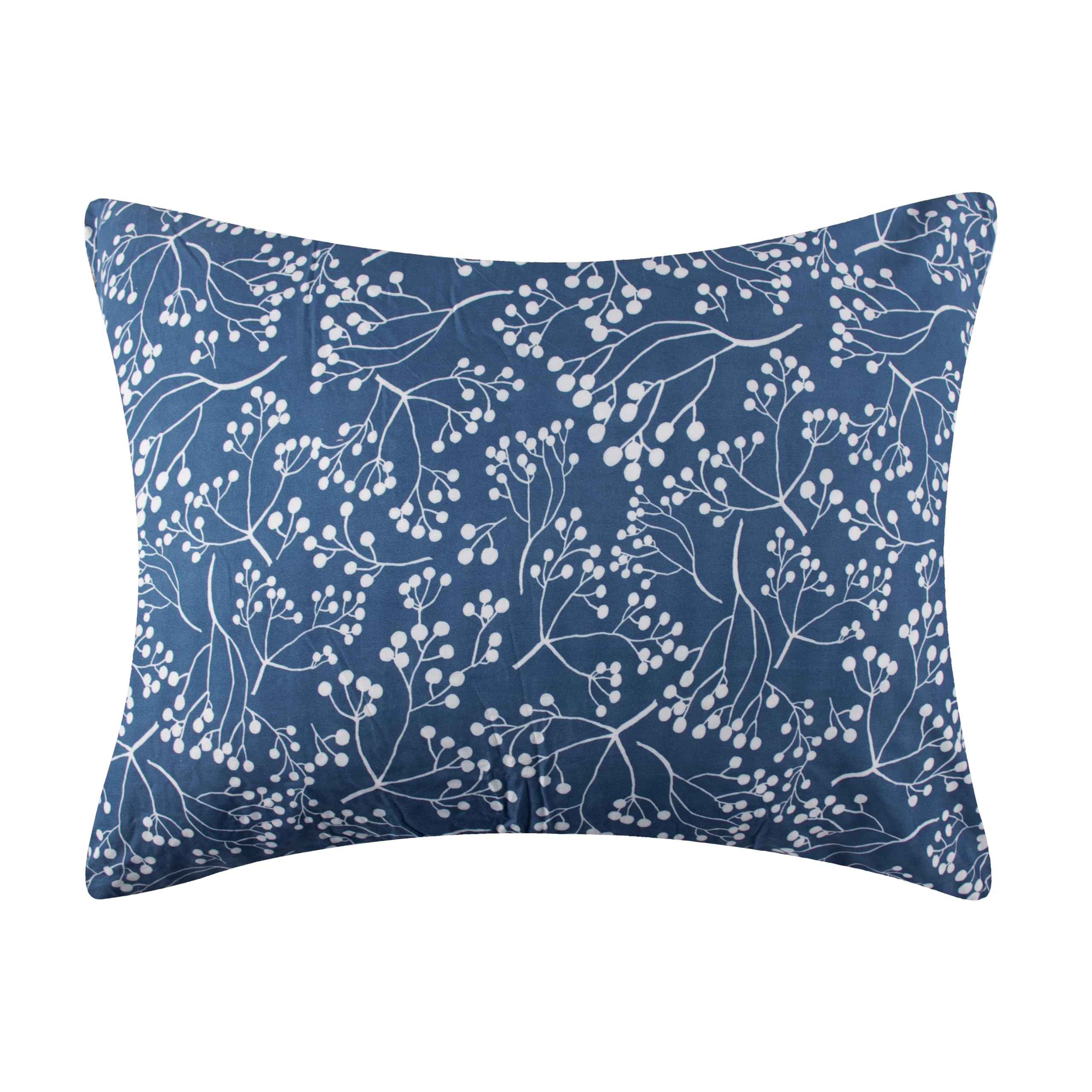 Greenland Home Willow Pillow Sham - Standard Size 20x26 Inches, 100% Natural Cotton Decorative Pillow Cover for Bedroom, Living Room & Guest Room
