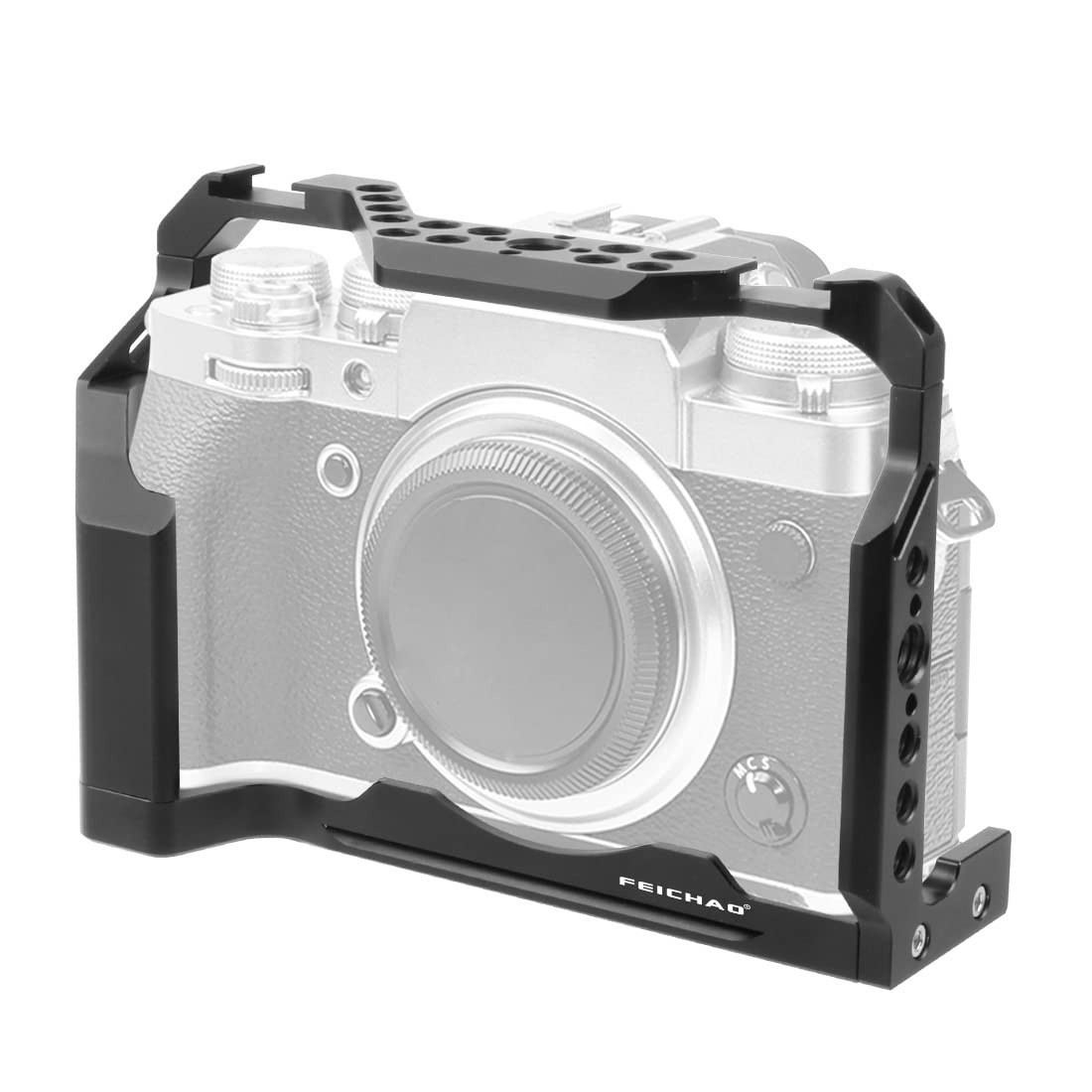 FEICHAO BTL-FT4 XT4 Camera Cage - Protective Frame & Tripod Mount for Fujifilm X-T4 - Perfect for Vlogging, Filmmaking, and Photography