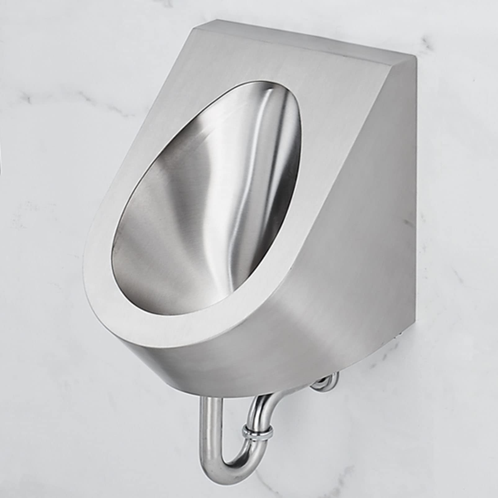 304 Stainless Steel Wall-Mounted Urinal - High-Efficiency Commercial Toilet Urinal for Public Restrooms & Men's Sanitary Ware - Ideal for Offices, Malls, and High-Traffic Areas