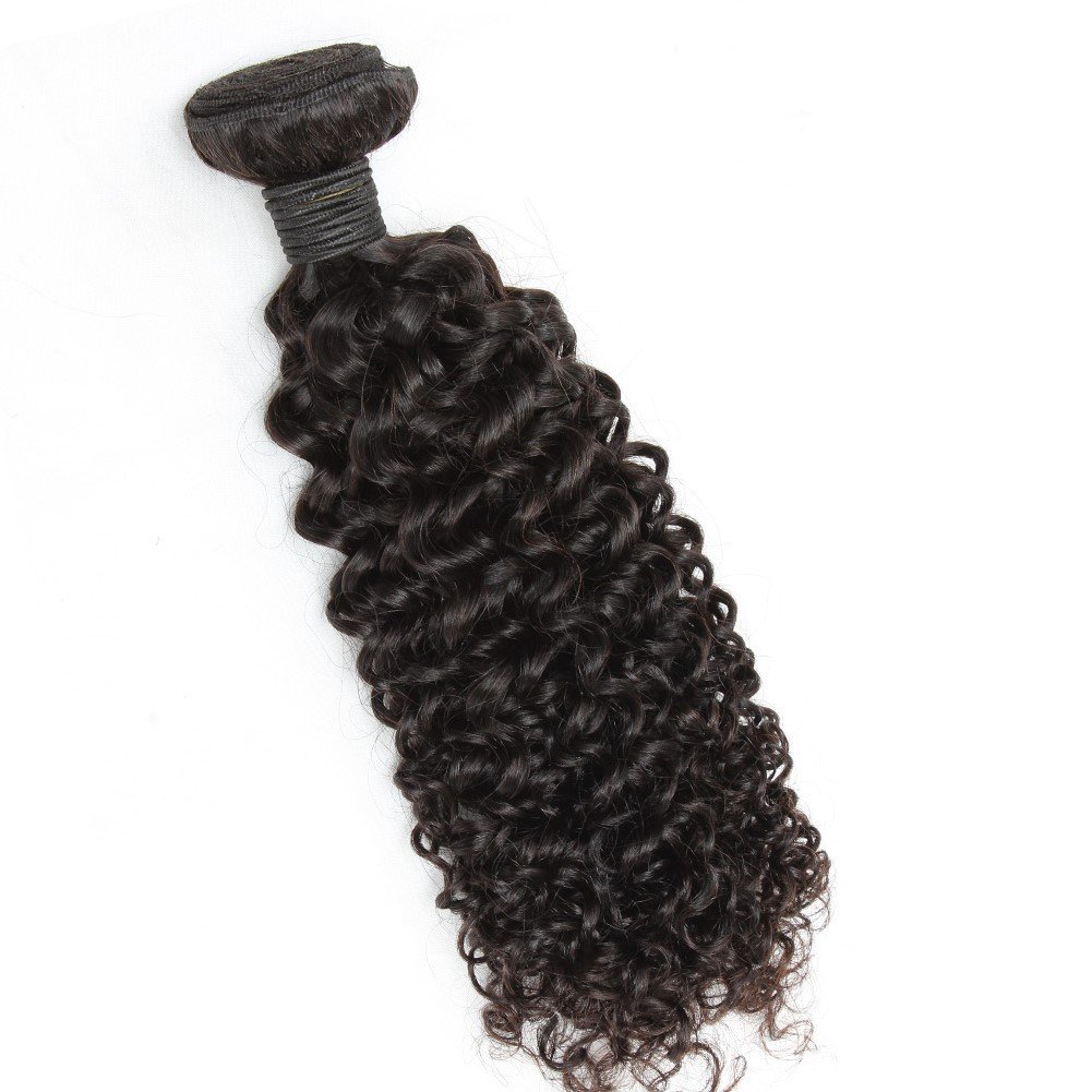 Brazilian Remy Virgin Hair Deep Curly Weave Wave 1 Bundle Human Hair Extensions 30