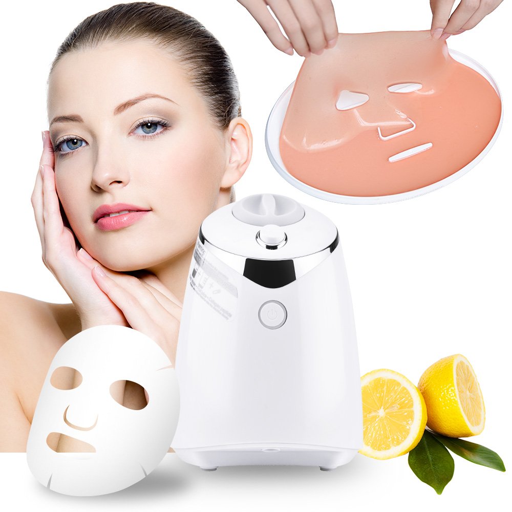 Automatic DIY Face Mask Maker Machine with 32 Collagen Pills - Home Facial Mask Kit for Women | Create Custom Face Masks & Creams | Perfect for Spa Days, Skincare Routines & Relaxing Self-Care Gifts