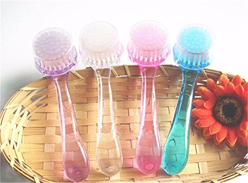 Exfoliating Facial Brush for Deep Cleansing - Soft Bristle Face Scrubber for Gentle Skin Care & Pore Cleansing - Perfect for Daily Skincare Routine & Makeup Removal