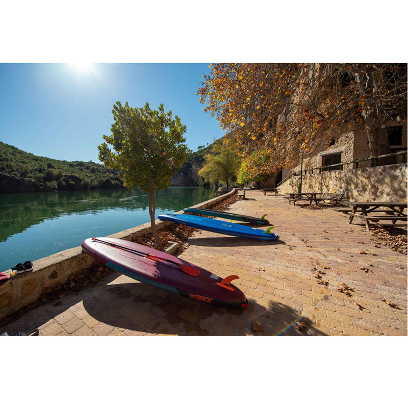 Jobe Neva 12.6' Inflatable Stand Up Paddle Board SUP Kit with Accessories | Premium Lightweight & Portable for Yoga, Fishing, Surfing & Family Fun