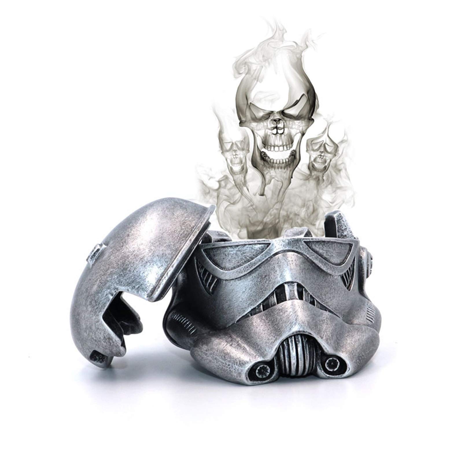 Star Wars Resin Ashtray - Handcrafted Desktop Decor, Unique Home Accessories for Living Room, Office & Gamer Man Cave - Perfect Gift for Sci-Fi Fans & Collectors