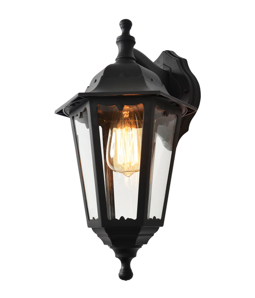 Black Bianca Wall Light - Adjustable Up or Down Lighting - Perfect for Bedroom, Living Room, and Hallway Decor