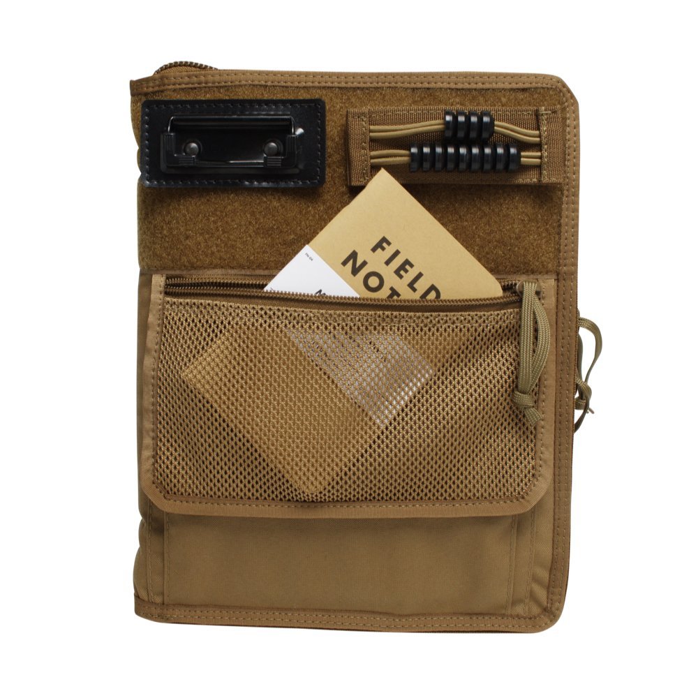 Tactical Notebook Cover - Military Grade 3-Ring Binder with Zipper for Field Operations, Map Storage & Organization | Fits 5.5” x 8.5” Paper | Durable Tactical Gear for Outdoor Adventures, Camping & Survival Scenarios