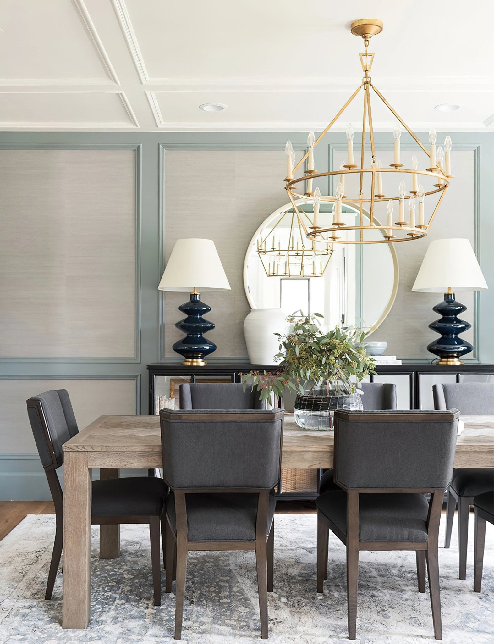 Darlana Crystal Chandelier - Modern Elegant Ceiling Light Fixture for Dining Room, Bedroom & Living Room Decor | Energy Efficient LED Lighting