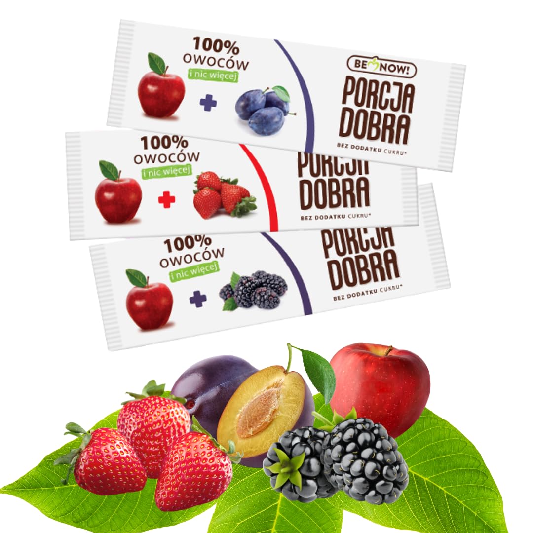 Be Now! Healthy Fruit Bars - Variety Pack (30 Pack) | 100% Natural Fruit Snacks for Kids & Adults | Sugar Free, Vegan, Non-GMO, Gluten-Free | Perfect for Lunchboxes, Hiking & On-the-Go Snacking
