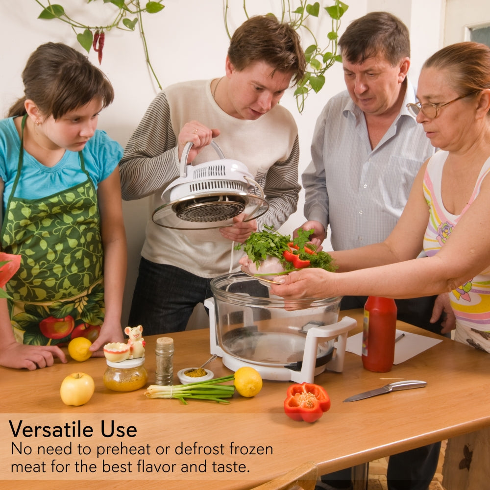 Best Air Fryer Oven for Kitchen Counter - Healthy Oil-Free Cooking, 6-in-1 Multi-Function Countertop Convection Oven - Perfect for Baking, Roasting, Grilling & Reheating Food at Home